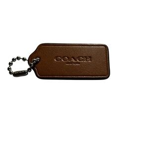 Coach Tan Leather Key Holder